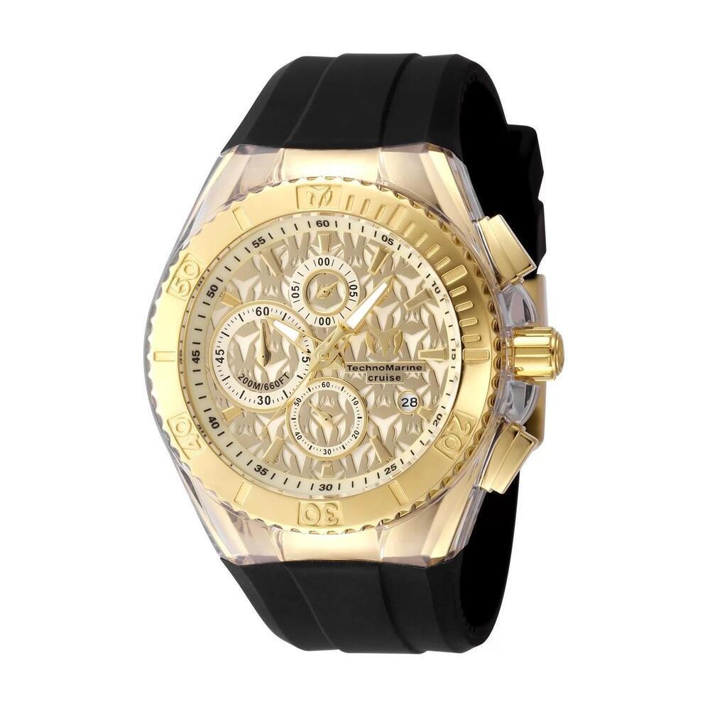 NWT TechnoMarine TM-125002 Cruise | Quartz | Gold | Men's Watch